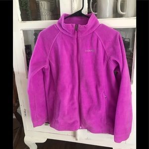 Girls XL purple COLUmbia Fleece